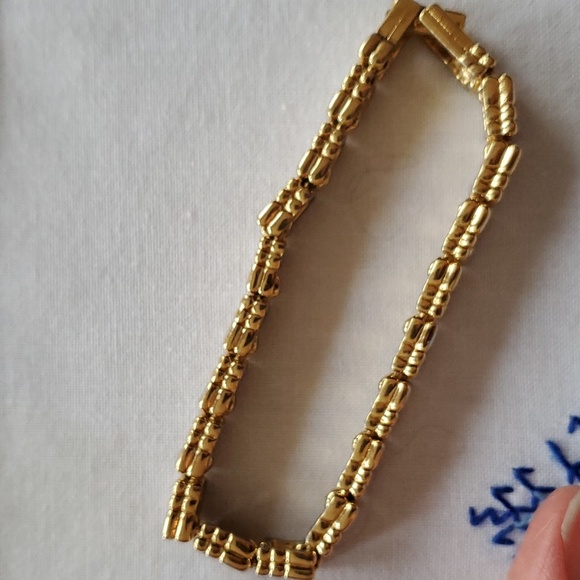 Vintage Monet Sarah Cov D'Orlan gold tone bracelets - Picture 12 of 14